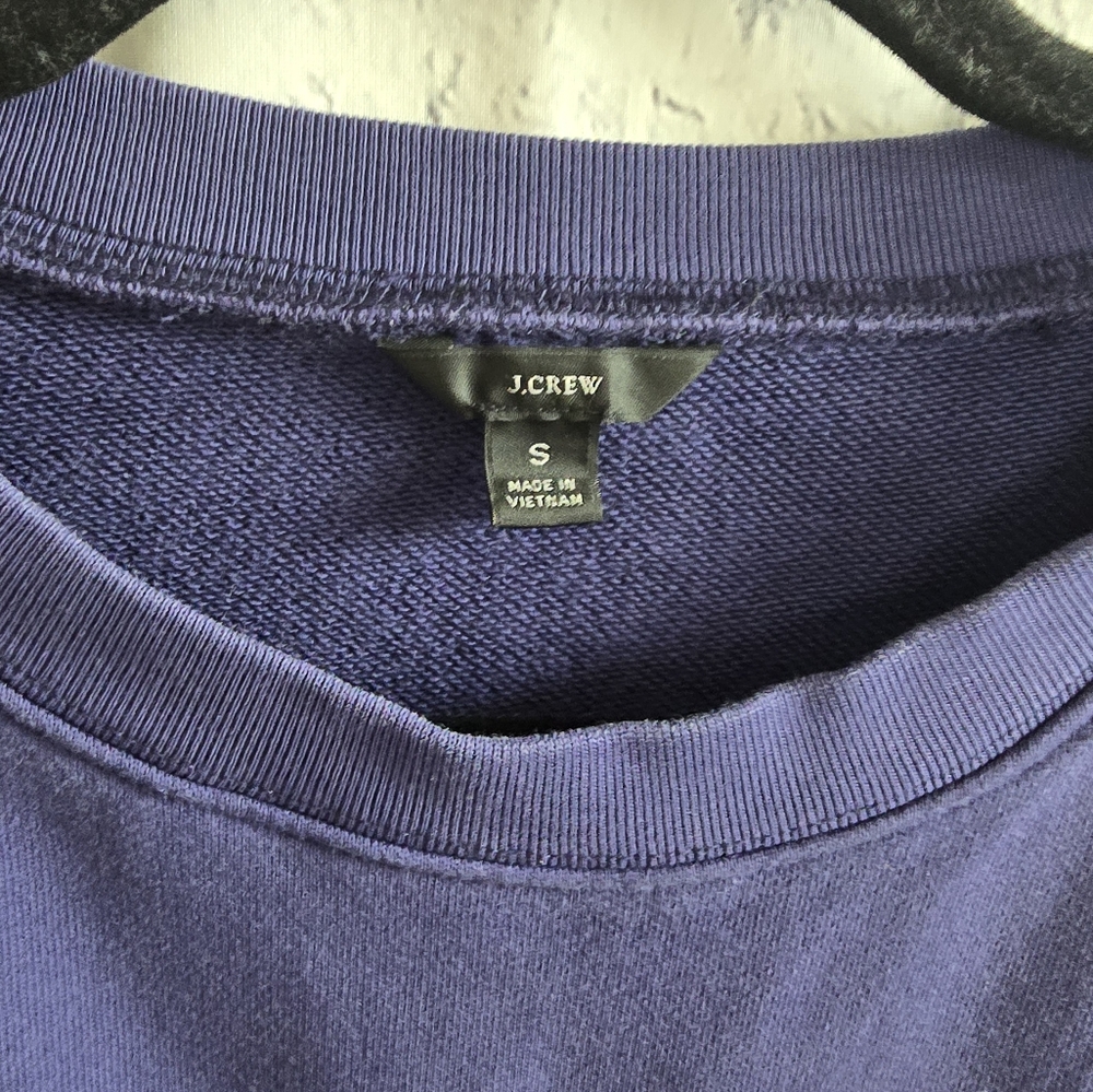 J. Crew Cropped Rope‎ Anchor Sweatshirt Women's Small - Picture 4 of 11